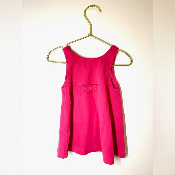 Jeanine Johnsen Pink Corduroy Dress Poodle Embroidery - Picture 5 of 6